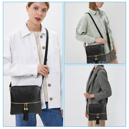 Women Lady Crossbody Bags Leather Shoulder Tote Purse Handbag Messenger Satchel