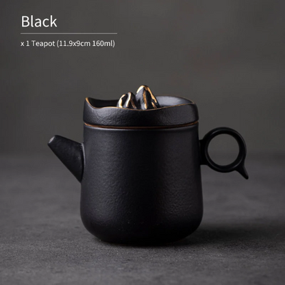 Creative Mountain Ceramic Teapot Chinese Gongfu Tea Pots 160m