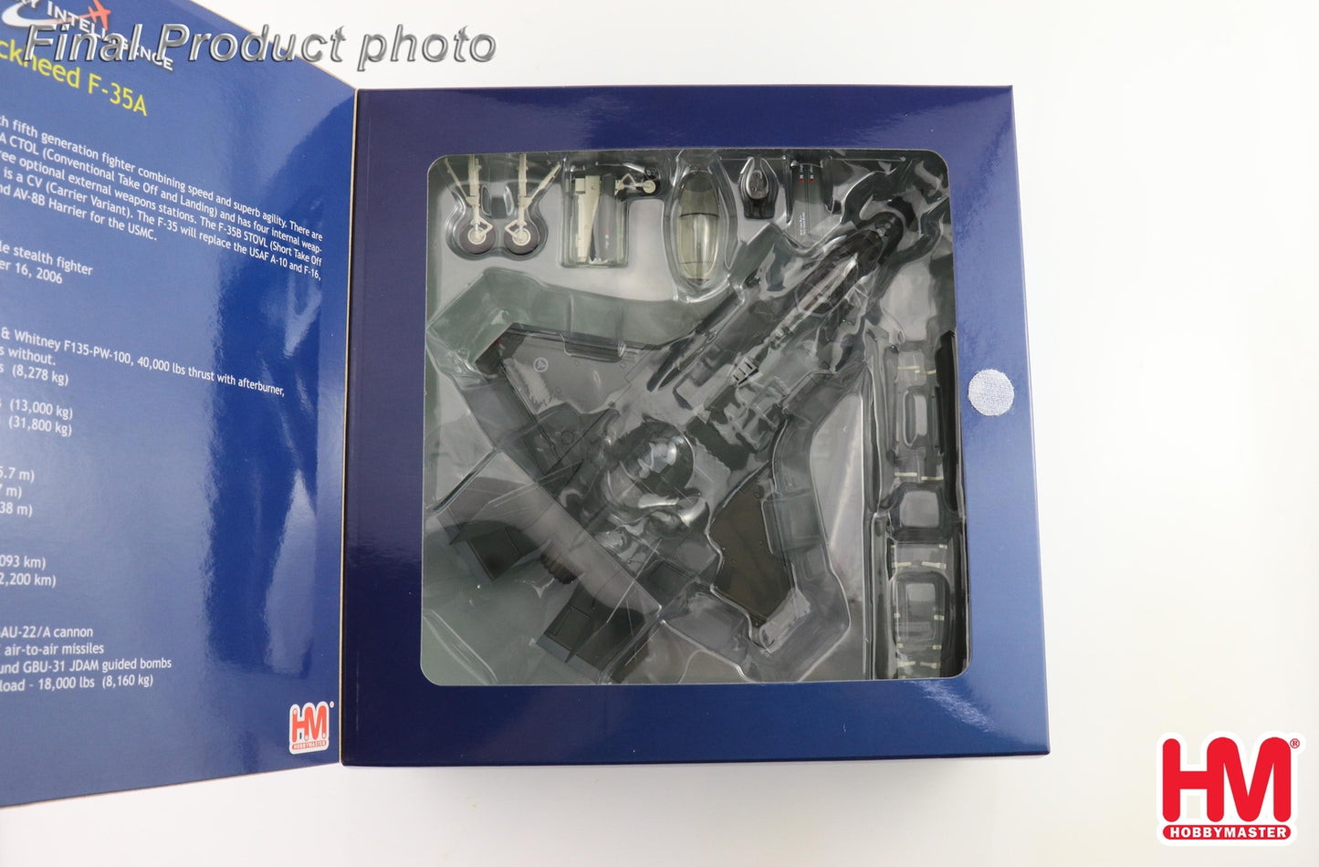 1:72 HM Lockheed F-35A Lightning II Royal Norwegian AF Fighter Diecast Model