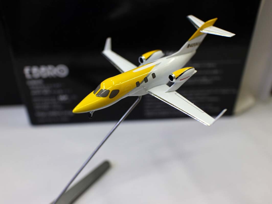 Ebbro for Hondajet Private business jet yellow 1/144 diecast model aircraft