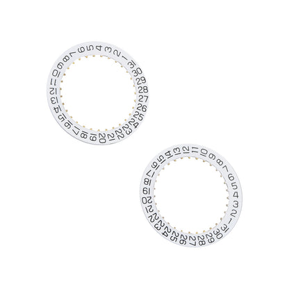 2Pcs Date IndicatorDisc Wheel Plate 2557 H3 For ETA 2804-2 2824-2 2892A2 F