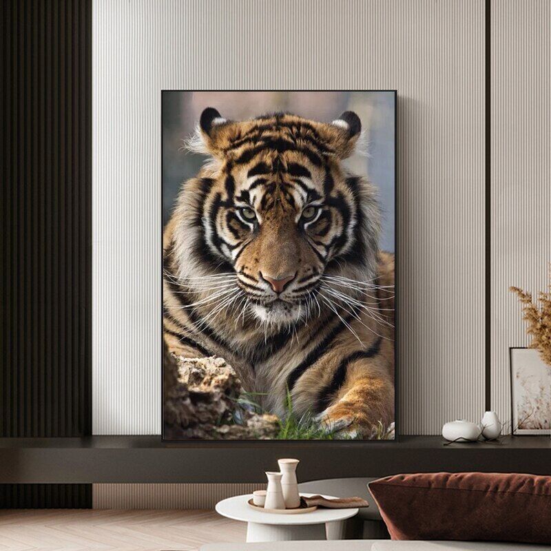Tiger Canvas Painting Animal Wall Art Poster Prints Wall Picture Home Decor Art