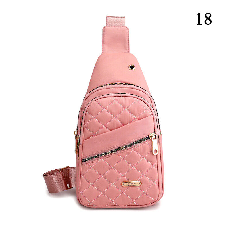 Women Crossbody Shoulder Bags Chest Sling Bag Sports Backpack Fanny Packs Travel