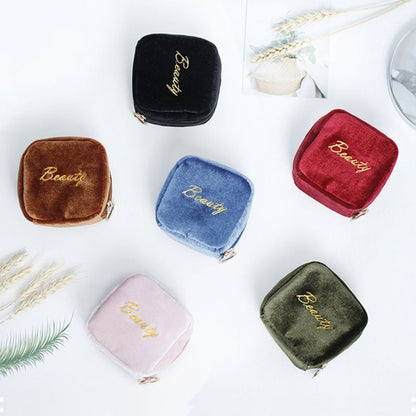 Sanitary Napkin Storage Bags Travel Lipstick Zipper Makeup Pouch Organizer Cases