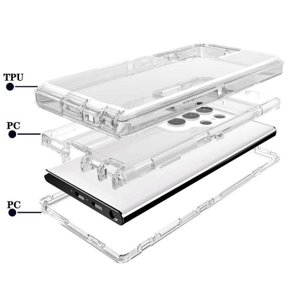 Luxury Clear Case Kickstand Clip Stand Holster Cover For Galaxy S23 /Ultra/ + 5G