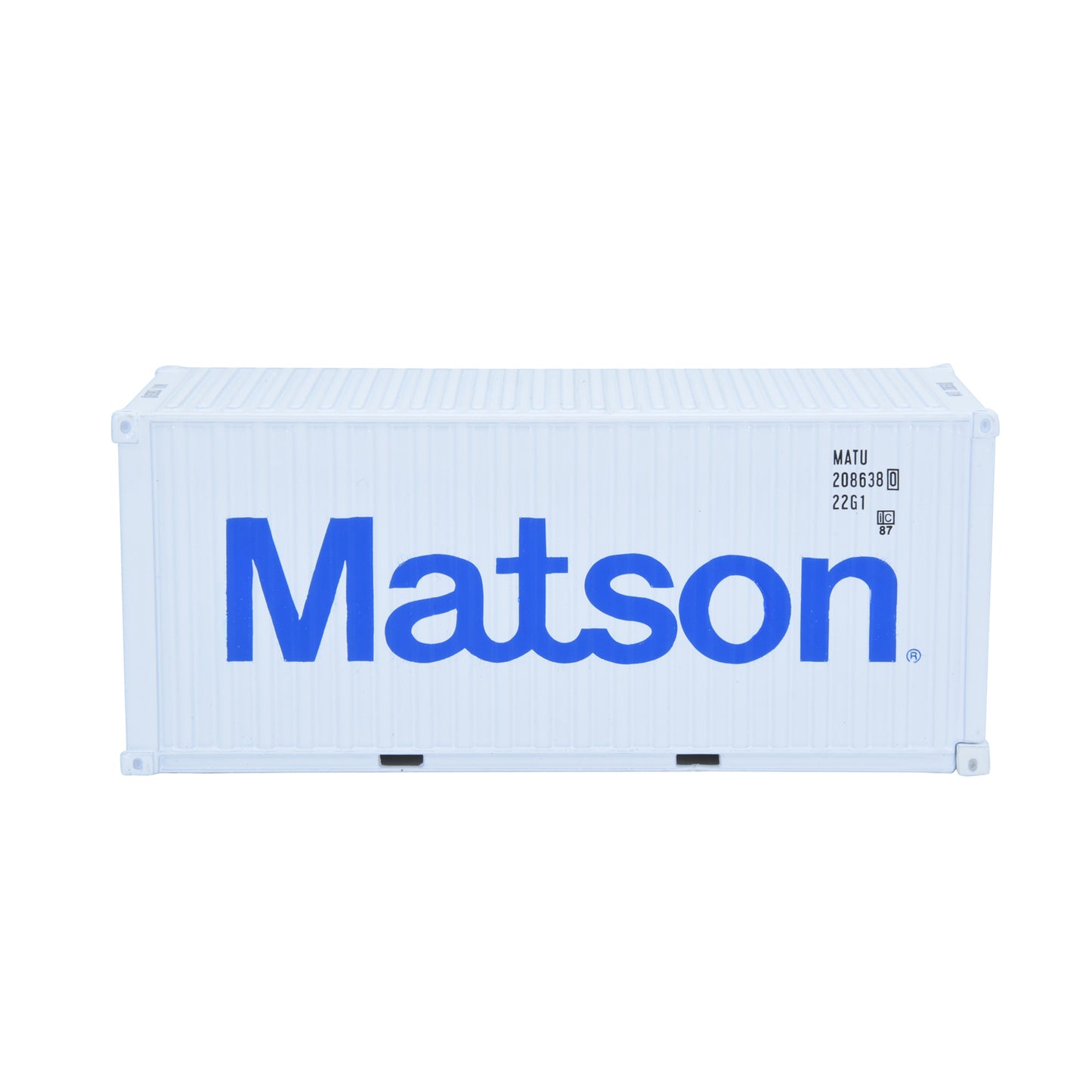 1:50 Matson 20GP Metal Shipping Container Model Toy Home Office Decor Gift
