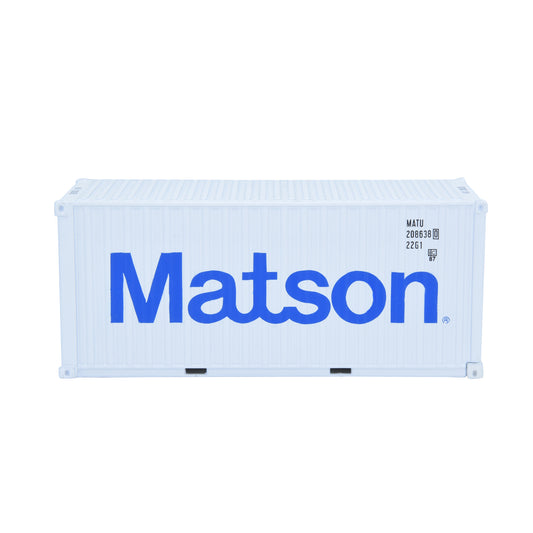 1:50 Matson 20GP Metal Shipping Container Model Toy Home Office Decor Gift