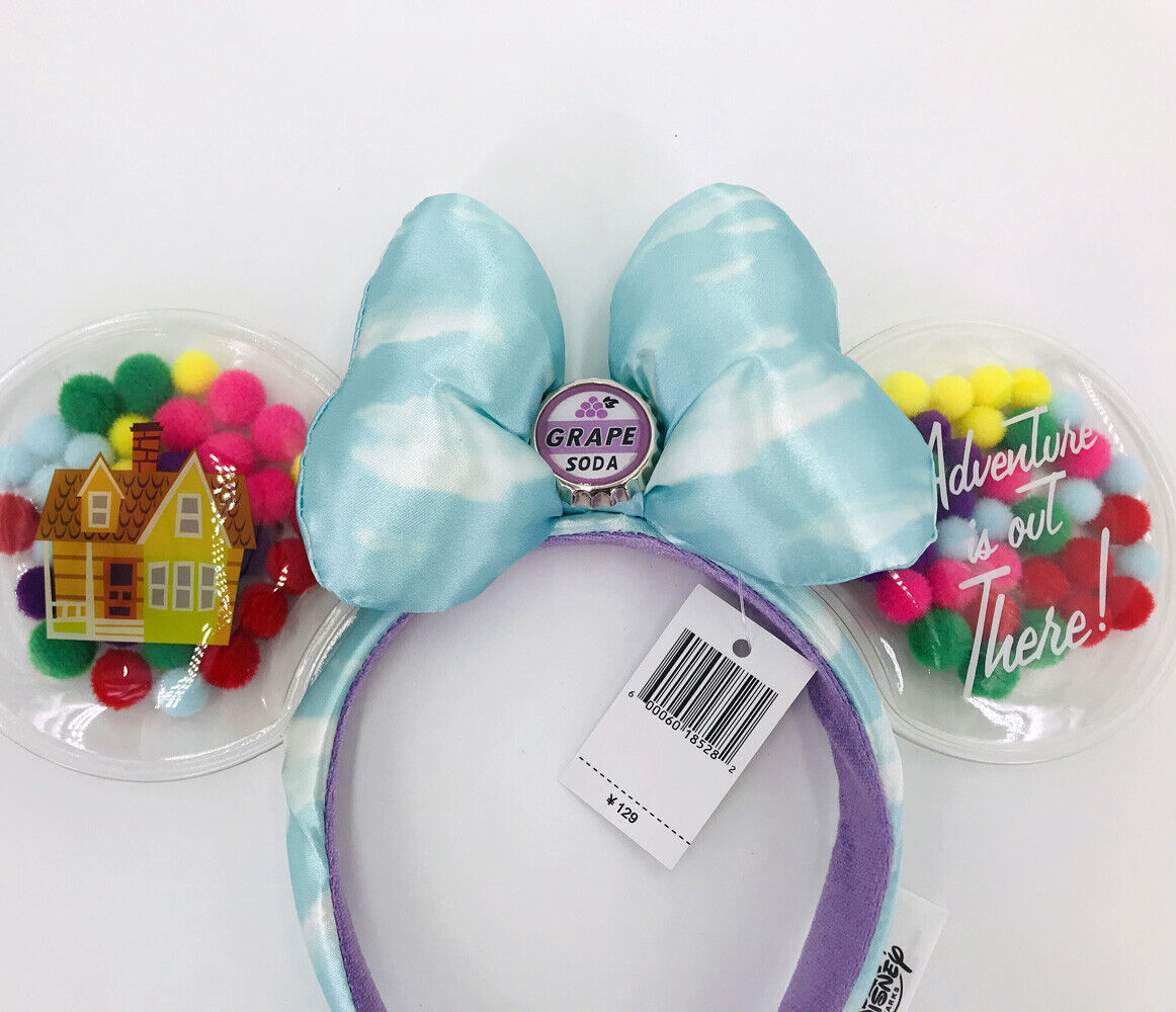 Movie Hat UP Grape Soda Cap Balloons 2020 Minnie Ears Disney Parks Headband