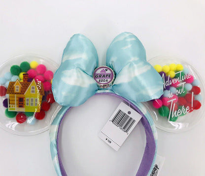 Movie Hat UP Grape Soda Cap Balloons 2020 Minnie Ears Disney Parks Headband