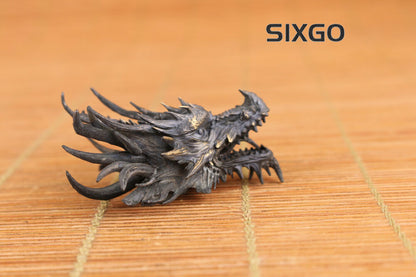 Collection Chinese bronze handmade cast dragon statue gift