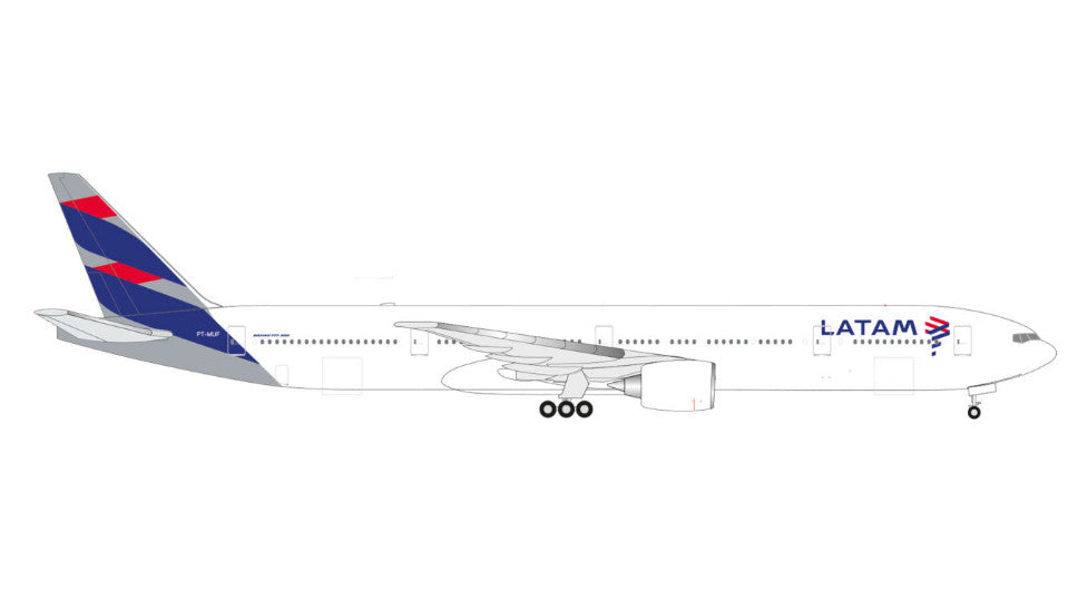 1:500 Herpa LATAM BOEING 777-300ER Passenger Airplane Diecast Aircraft Model