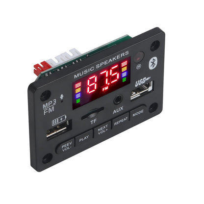 FM Bluetooth Car Audio MP3 Decoder Board With Remote Control & 4* Cable Core
