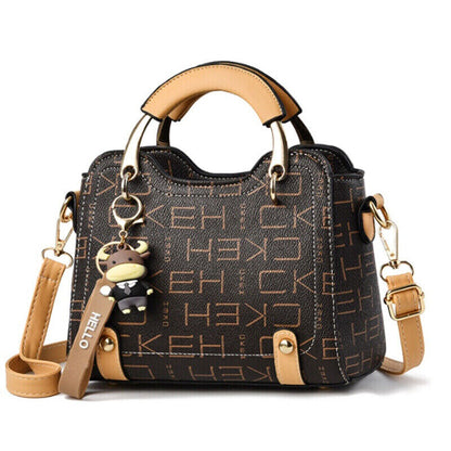 Women Faux Leather Handbags Shoulder Messenger Satchel Crossbody Tote Bags Purse