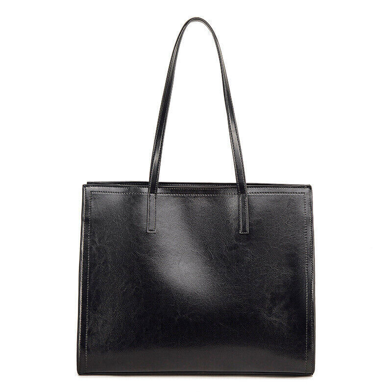 Genuine Leather Women's Large Handbag, Crossbody Shoulder Bag Satchel Tote Bag