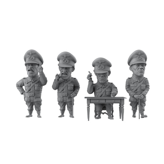SSMODEL SSRQ144001 1/144 Q-Version Original Soldier Officer Four Person Group