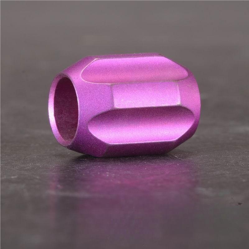 Titanium Alloy Knife Lanyard Bead Paracord Bracelet Bead Necklace Pendant DIY