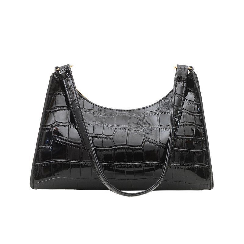 Handbag Crocodile Pattern Retro Shoulder Bag Shopping Synthetic Leather Handbags