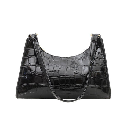Handbag Crocodile Pattern Retro Shoulder Bag Shopping Synthetic Leather Handbags