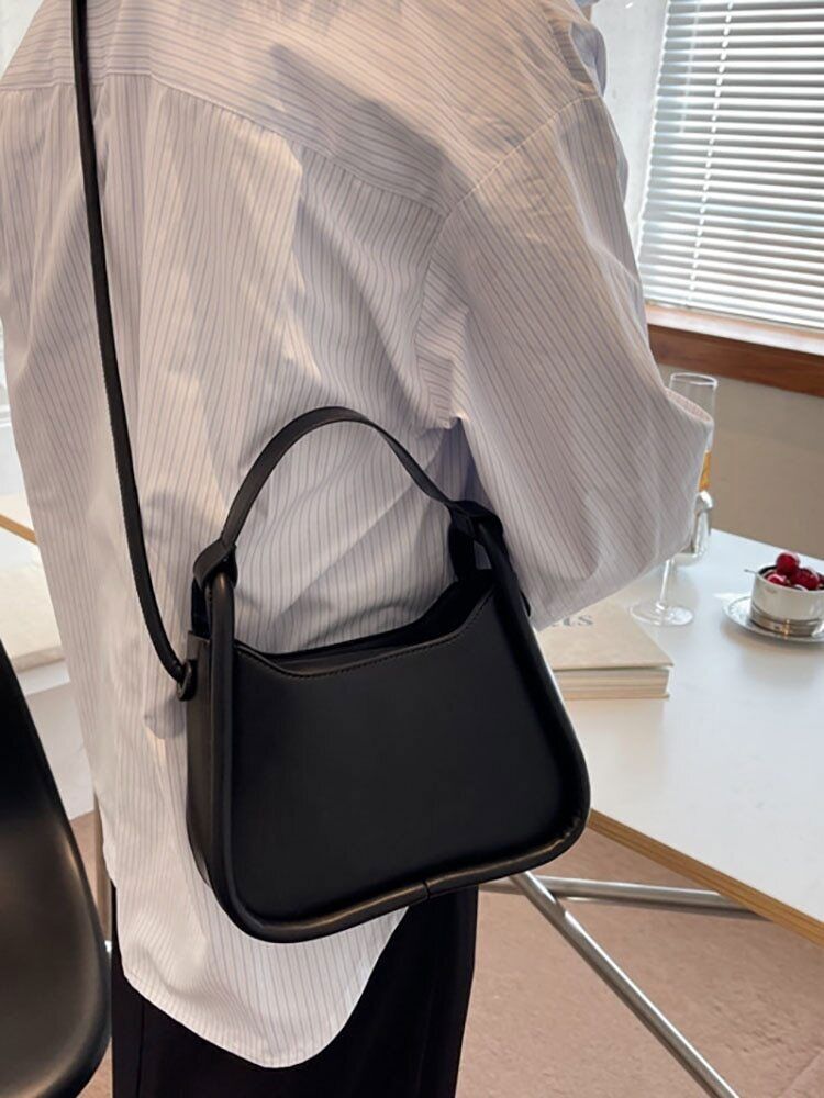 2022 Small Women's Handbag Pu Leather Shoulder Crossbody Bags Totes