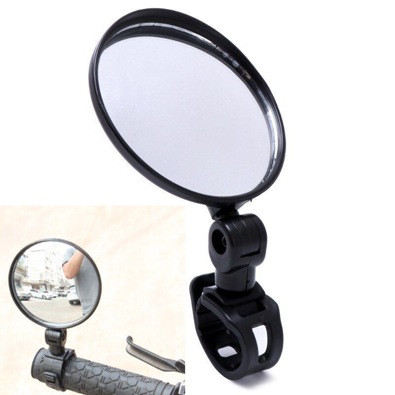 Electric Scooter Rearview Mirror Bike Back Cycle Strap Reflex Rearview Black 36V