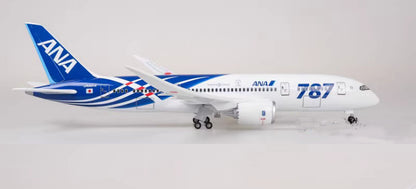 1:130 43CM ANA BOEING 787 Airplane Landing Gear Resin Aircraft Aeroplane Model