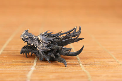 Collected Chinese bronze handmade cast dragon statue gift