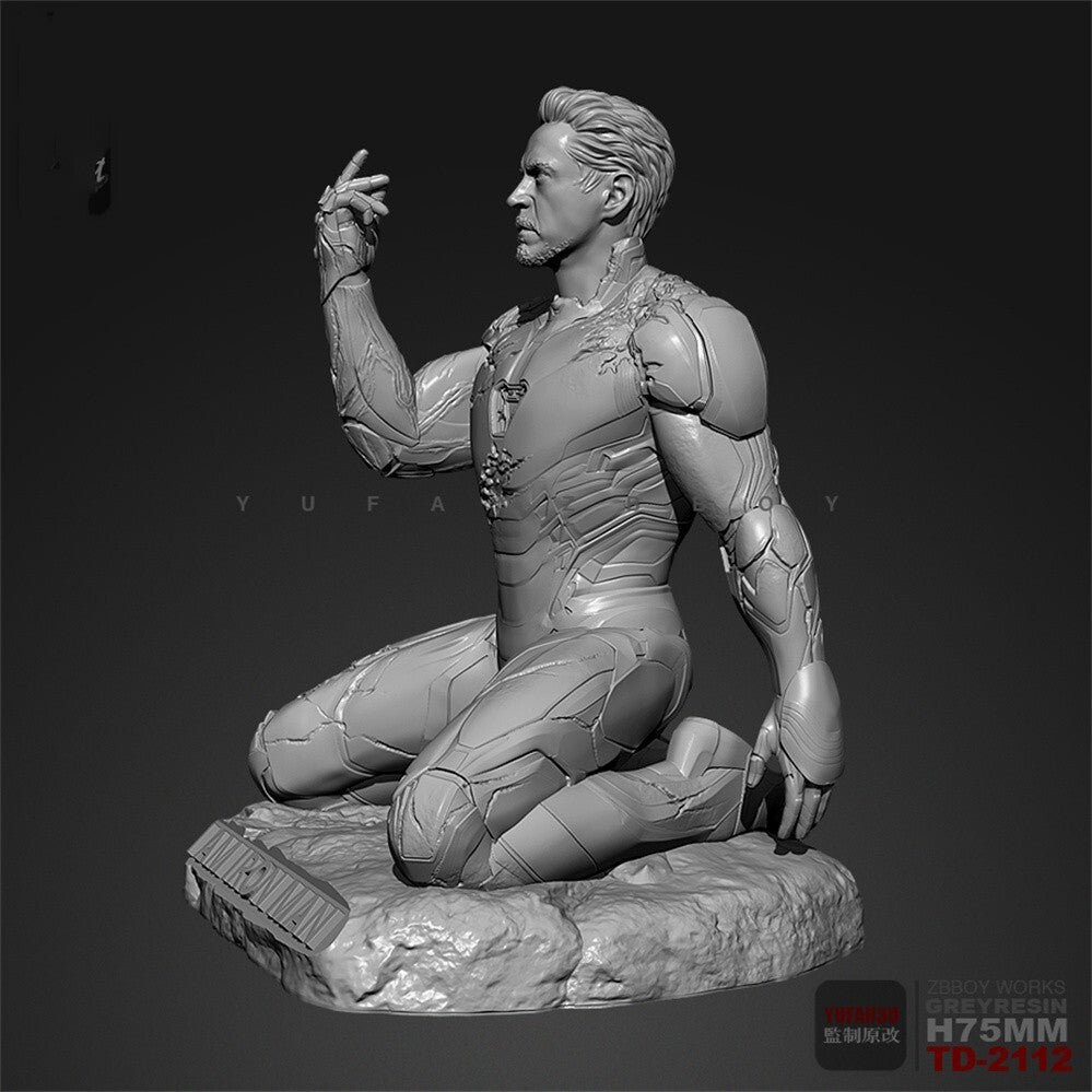 1/24 resin figures model American film hero Tony Unassembled Unpainted