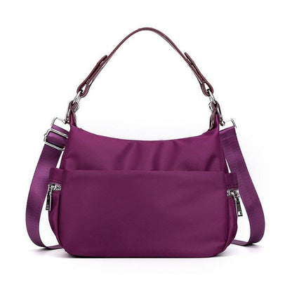Small Nylon Shoulder Bag Messenger Crossbody Bags Lady Handbag Zipper Shell 1 PC