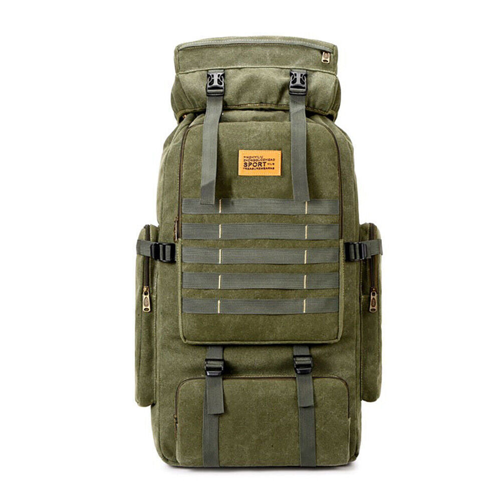 70L Military Tactical Backpack Rucksack Travel Bag for Camping Hiking Outdoor