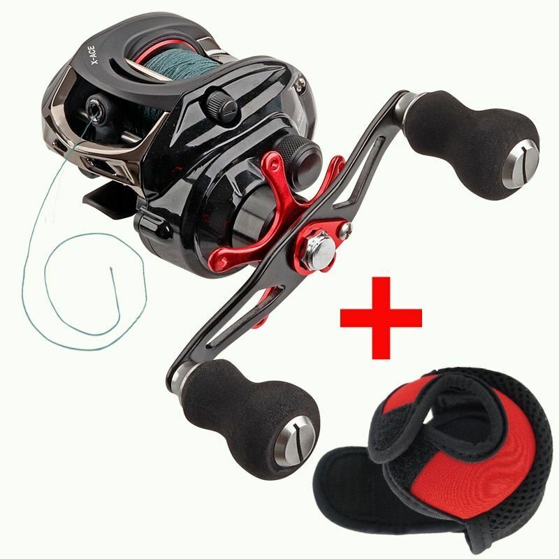 Baitcasting Fishing Reel Equipped Strands Line Braking Power Quality Ultra Light
