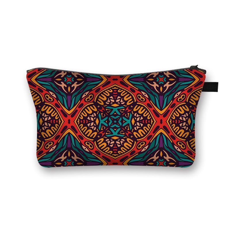 Print Cosmetic Bag Makeup Purse Cosmetic Case Lipstick Storage Bags Traveling