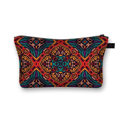 Print Cosmetic Bag Makeup Purse Cosmetic Case Lipstick Storage Bags Traveling