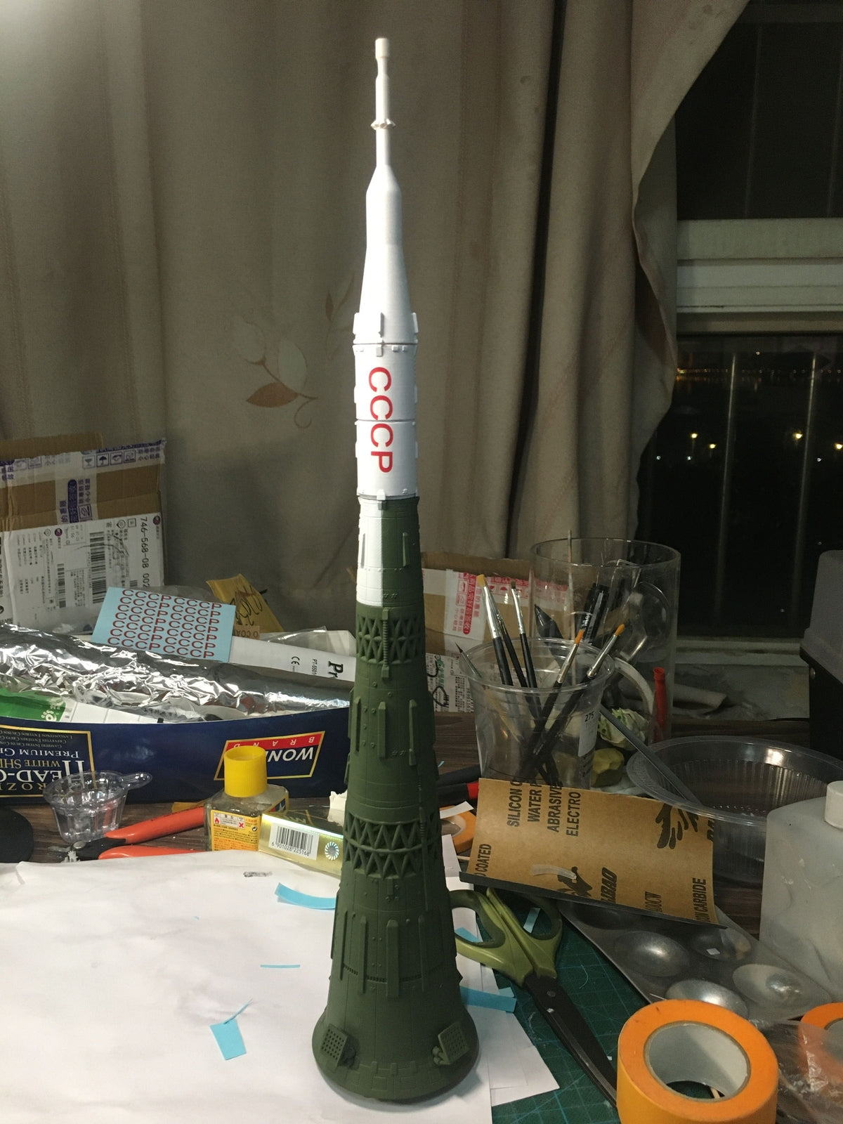 1:250 Scale CCCP N1 Landing moon rocket model Finished Painted product