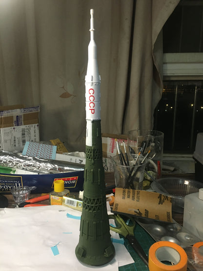 1:250 Scale CCCP N1 Landing moon rocket model Finished Painted product