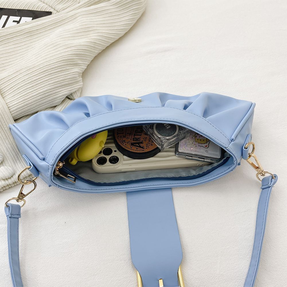 Handbags Retro Synthetic Leather Shoulder Underarm Bag 32x13x6 Cm Strap 61Cm 1PC