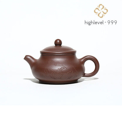 Sold At A Loss Real Yixing Zisha Tea Pot Marked 7 Infuser Holes Purple Clay Pot