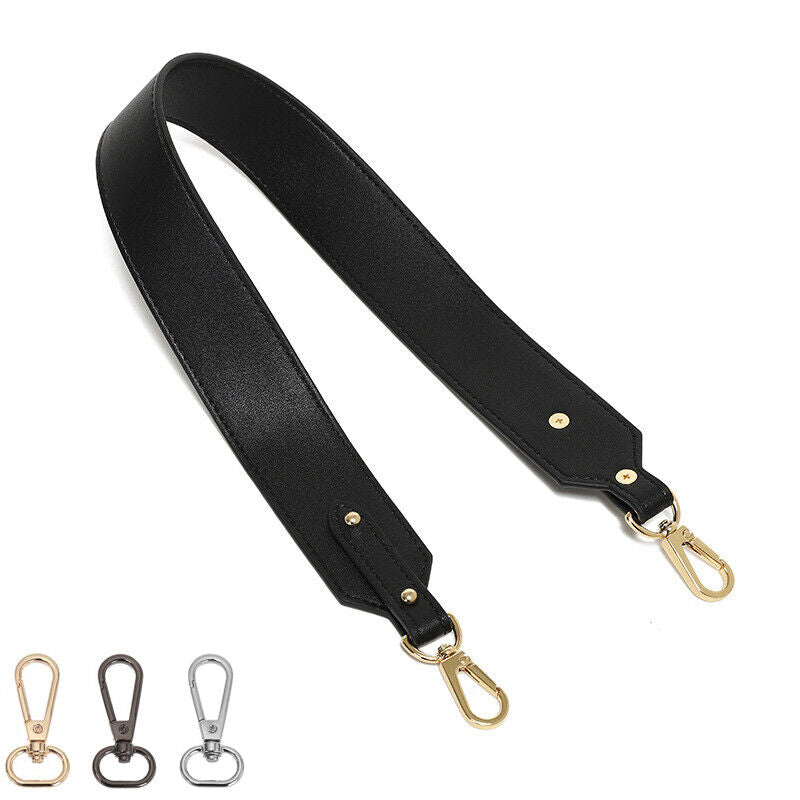 PU Leather Replacement Belt Bucket Bag Shoulder Strap Solid Color Bag Belt ⌒