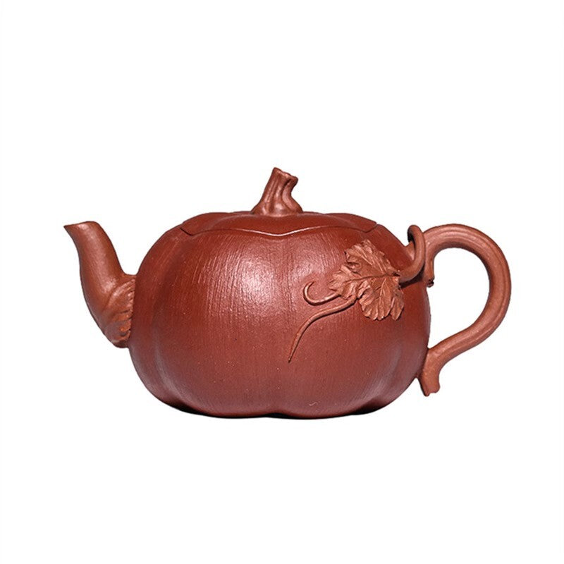 120cc chinese Yixing Handmade Zisha teapot Duan ni Pumpkin Gongfu Tea Pot