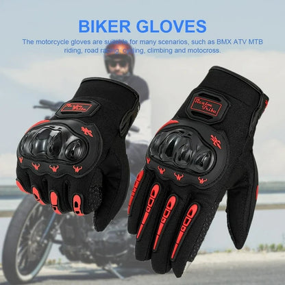 Racing Motorcycle Motorbike Motocross Riding Dirt Bike Full Finger Sports Gloves