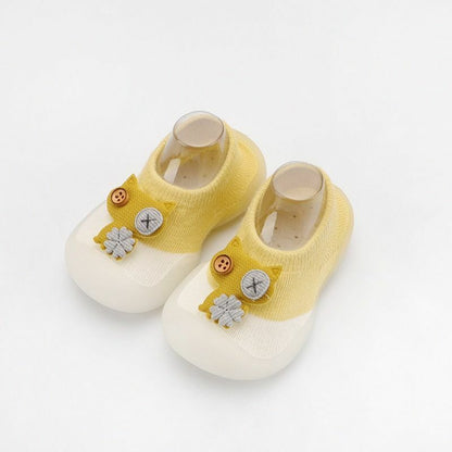 Sock Shoes Baby Boys Girls Autumn Non-slip Floor Kids Soft Rubber Toddler Knit