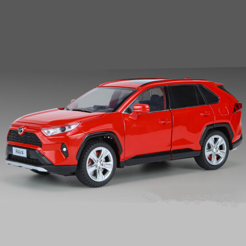 1:24 Toyota RAV4 SUV Diecast Model Cars Toy Off-road Vehicles Collection Gift