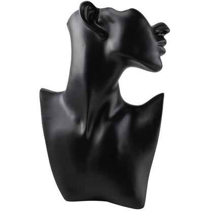 Jewelry Display Necklace Holders Resin Mannequin Organizer Bust Stands 20x7x32cm