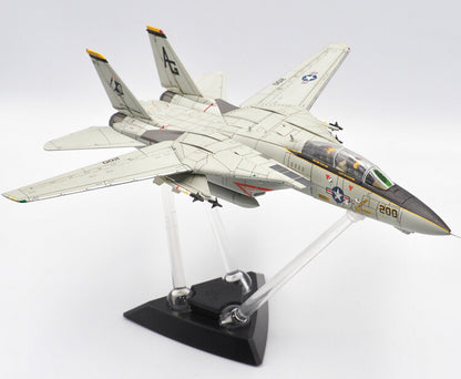 CW F-14A VF-142 Ghostriders squadron Weathering version 1/72 diecast model plane