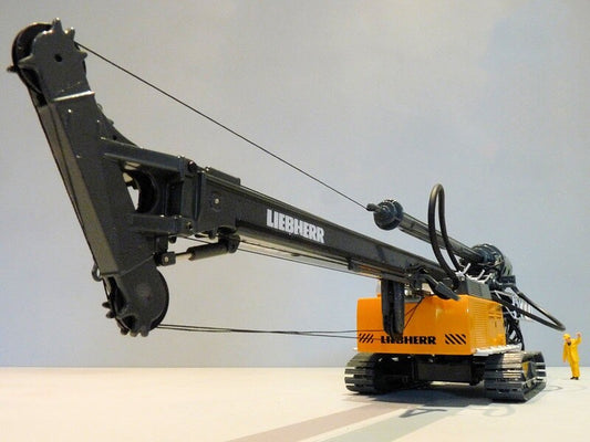 1:50 LIEBHERR LB28 Rotary Drilling Rig Construction Piling Machine Diecast Model
