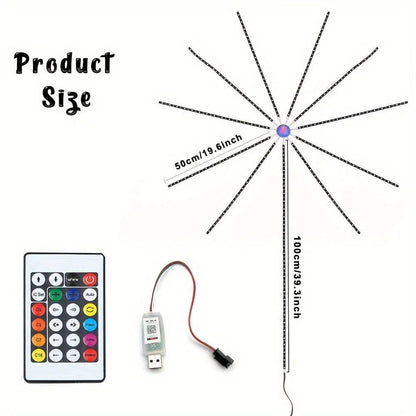 Smart Firework LED Light Strip with App & Music Sync