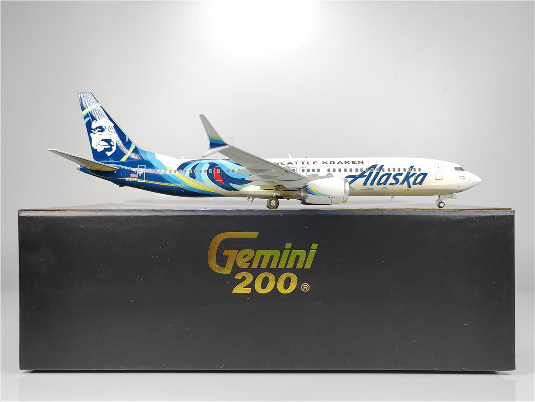 1:200 Geminijets Alaska BOEING737MAX9 Passenger Airplane Diecast Aircraft Model