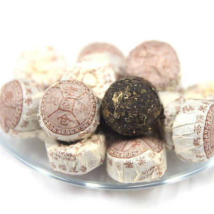 Laocang 2015 yr Mini Puer Tuocha Glutinous Aroma Rice Ripe Puerh Tuo Cha