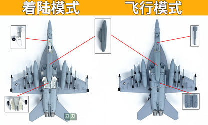1:100 WLTK U.S. NAVY F/A-18 VFA-103 Fighter Plane Diecast Aircraft Model