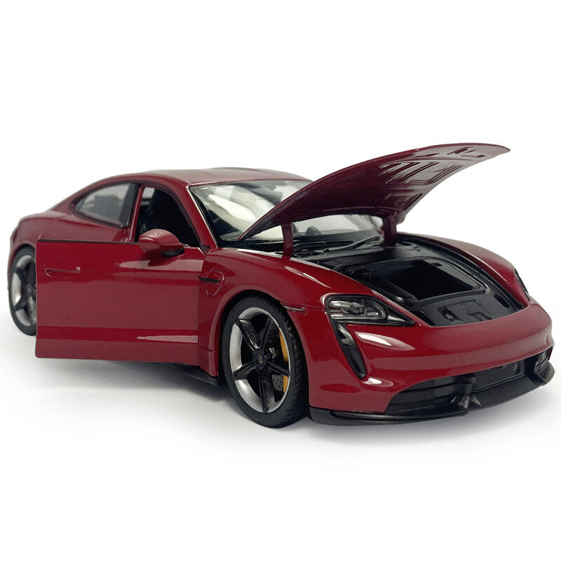 1:24 Porsche Taycan Turbo S Model Car Diecast Vehicle Toys for Boys Gifts Adults