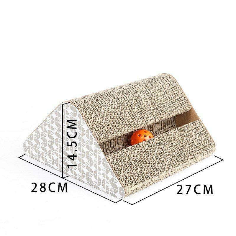 Corrugated Cat Scratch Toy Board Pad Grinding Nail Interactive Protect Furniture